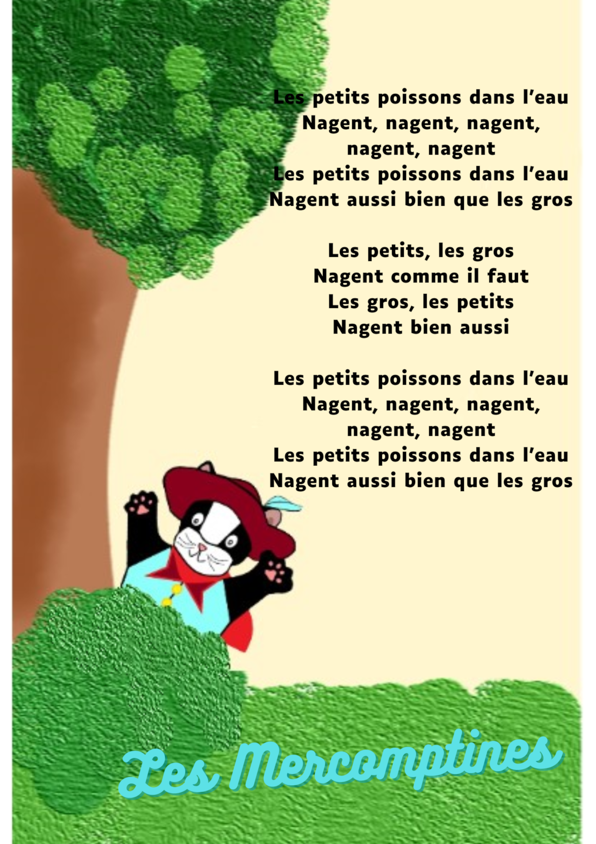 Les Mercomptines Petits Poissons